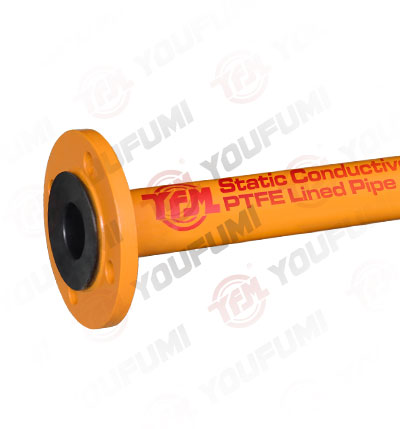 Static Conductive PTFE Lined Pipe